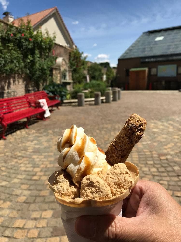 スイスの街角レストラン ハイジの村