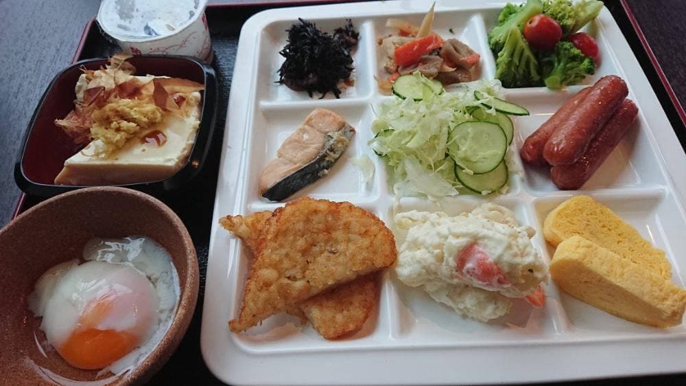 朝食会場 ビジネスグリーンホテル八日市