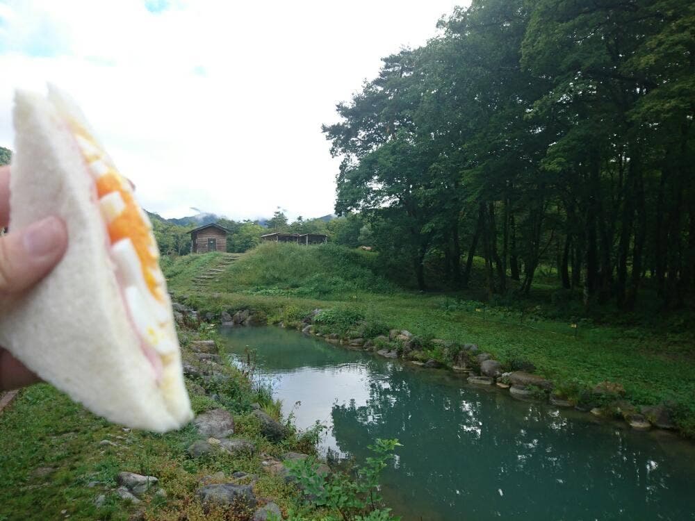 フィッシングランド鹿島槍ガーデン内バーベキュー場