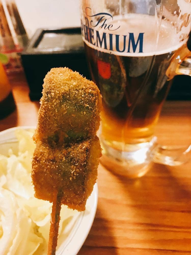 あっさり一口串揚 串わ