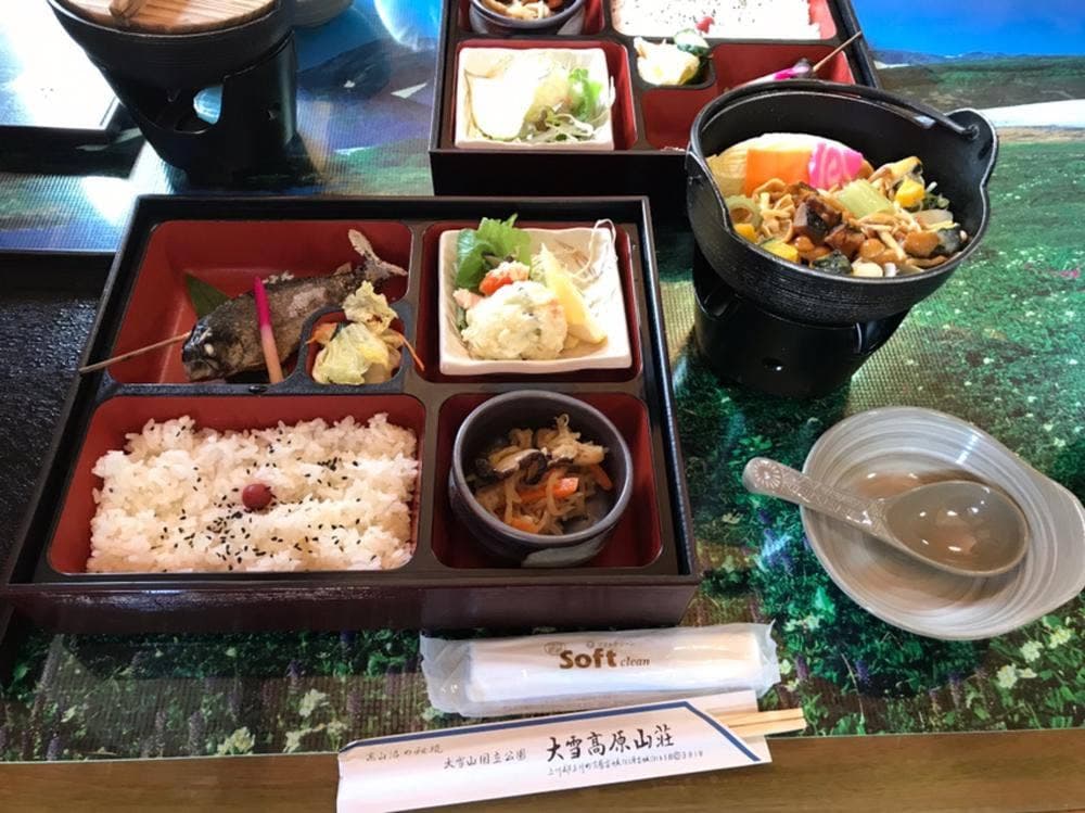 大雪高原山荘食堂