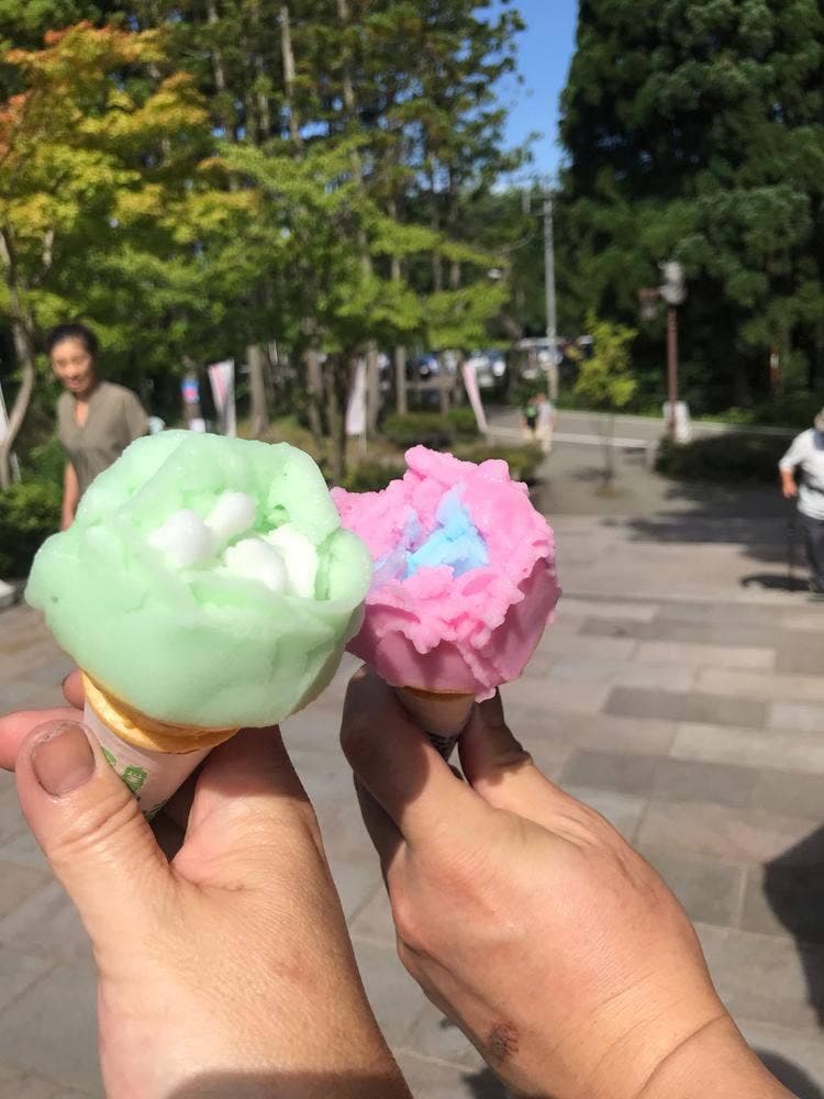 なまはげ館 ババヘラアイス