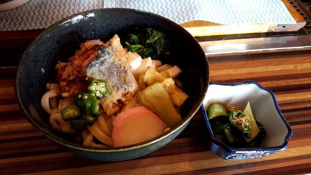 うどんの時間。
