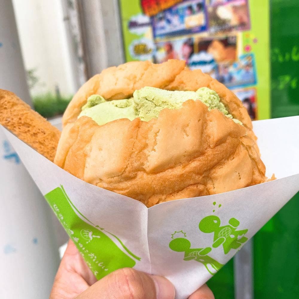 世界で2番めにおいしい焼きたてメロンパンアイス 高岡店