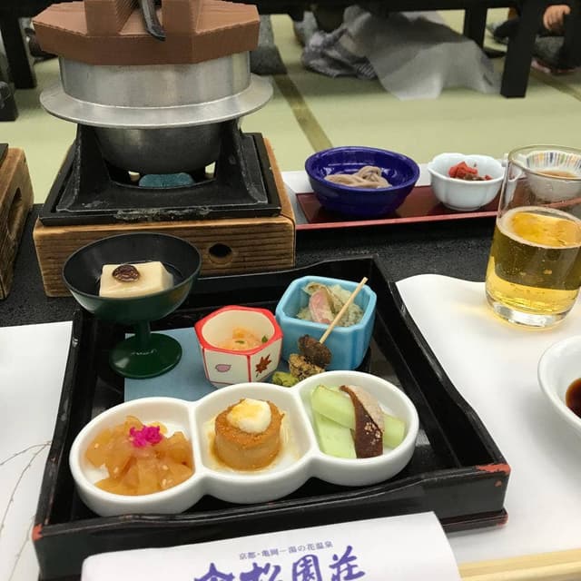 京都・湯の花温泉 松園荘 保津川亭 食事会場 - サブ画像1