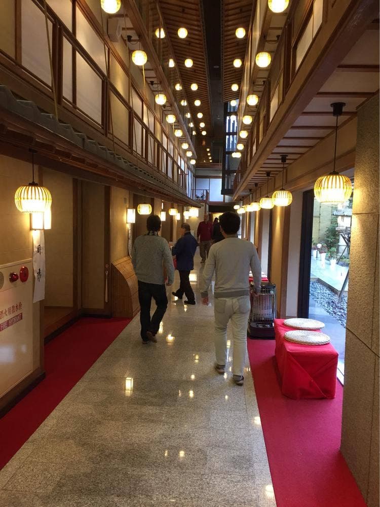 京都・湯の花温泉 松園荘 保津川亭 食事会場
