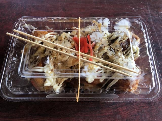 風治八幡宮参道のたこ焼き露店 - サブ画像3