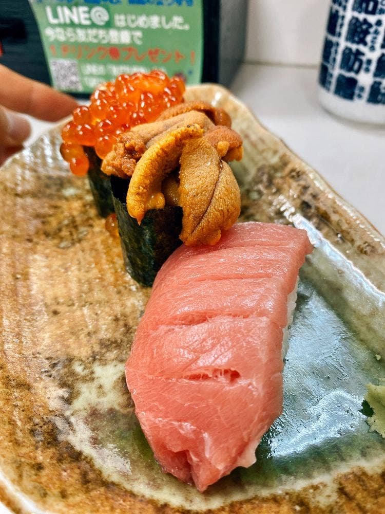 魚庭の立ち寿司