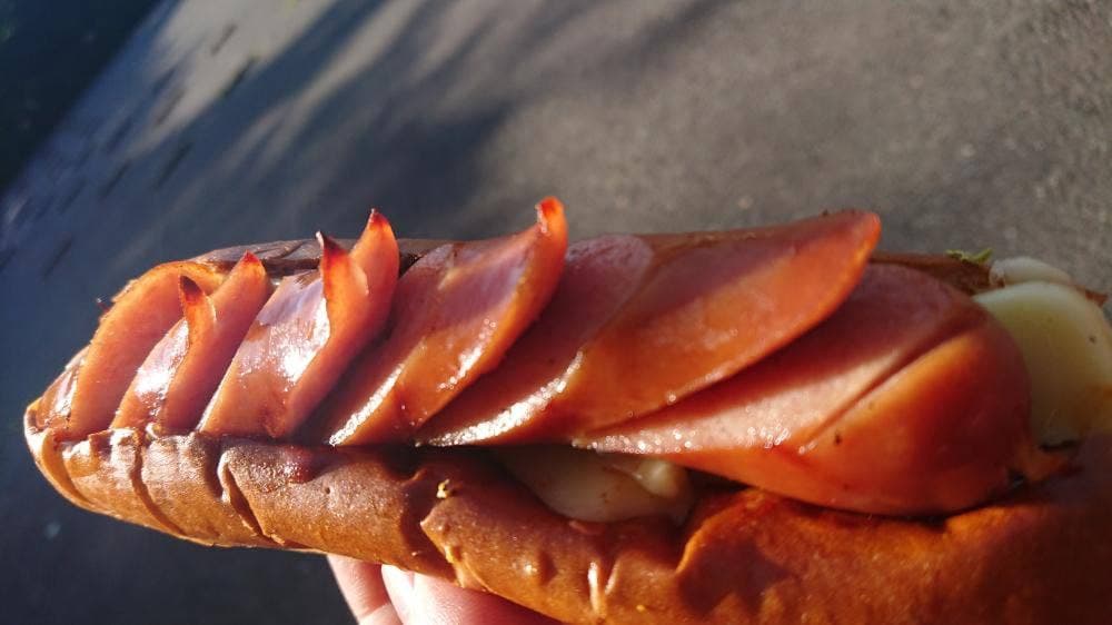 日向峠名物ホットドッグ