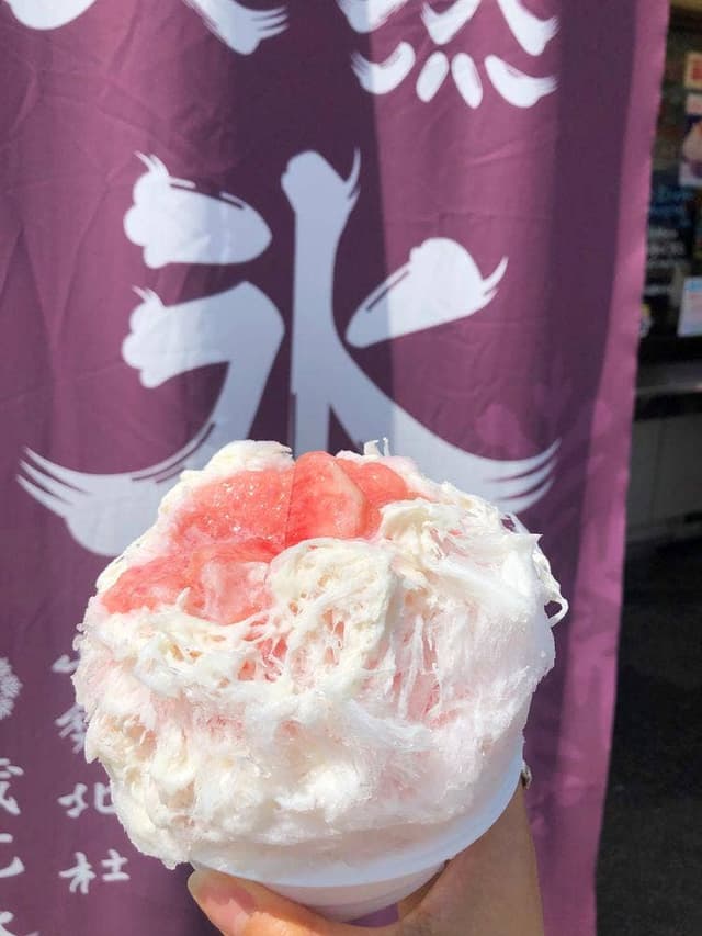 天然氷のかき氷 蔵元八義 道の駅はくしゅうエブリ前 - サブ画像3