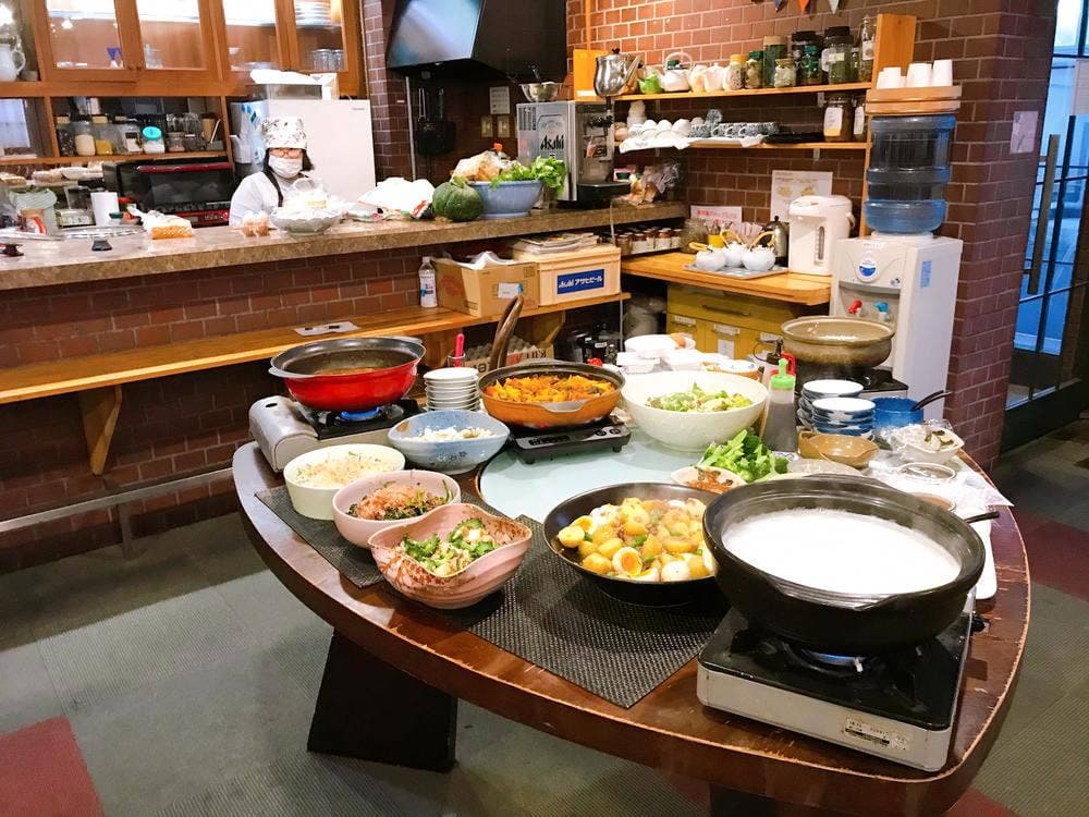 山水グローバルイン 朝食会場