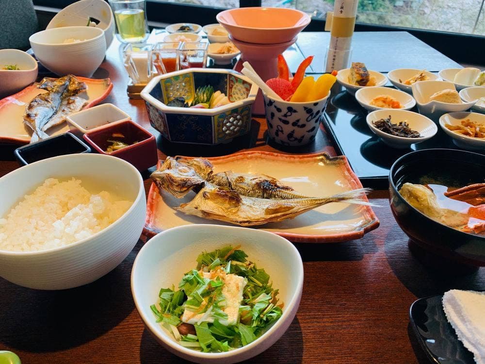 箱根湯本温泉 あうら橘 お食事会場