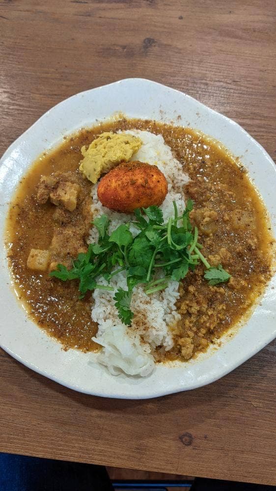 カリー パクチー