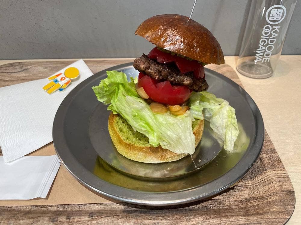 緑茶バーガー&麦酒