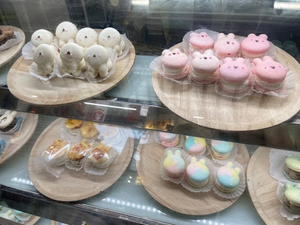 over macaron