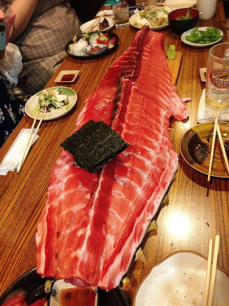 木場場外市場 まぐろ祭