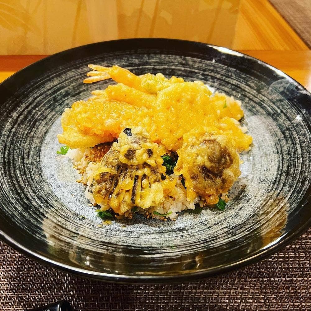 天婦羅とワイン 加治木