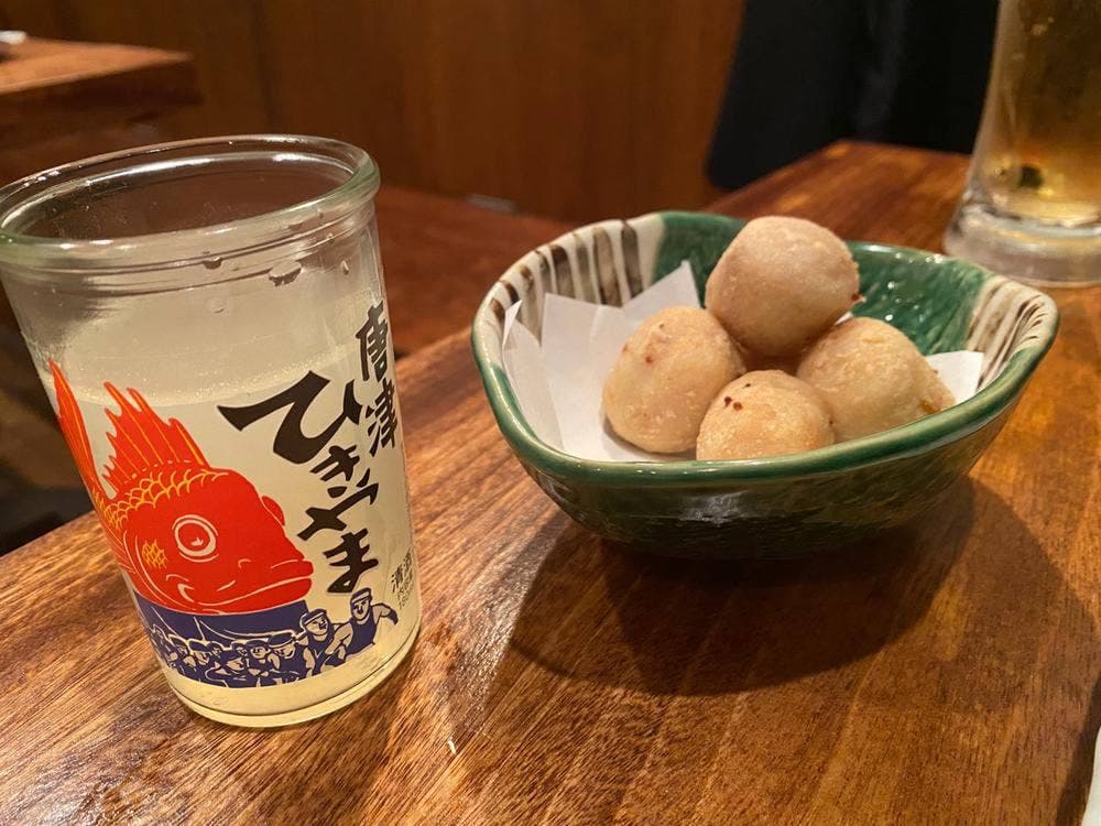 鶏おでんと出汁割り日本酒 ふぁるこ