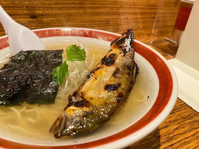 鮎ラーメン - サブ画像2
