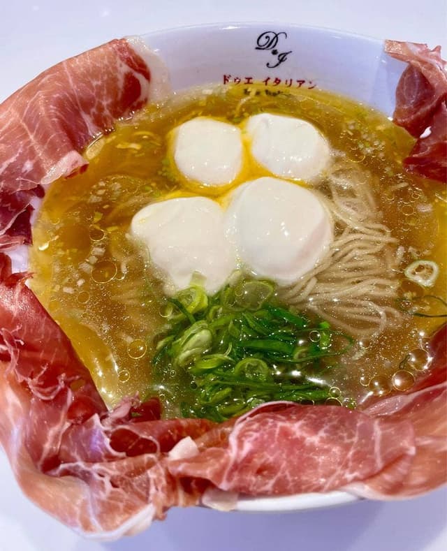 黄金の塩らぁ麺 ドゥエ イタリアン H.y Park Hisaya店 - サブ画像2
