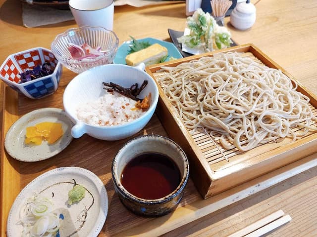 石臼挽蕎麦 一草庵 紬 - サブ画像3