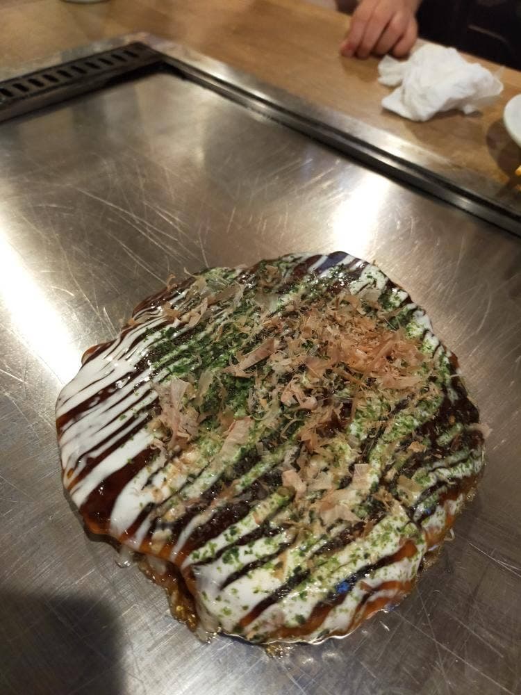 お好み焼き 鉄板焼き 葉づき