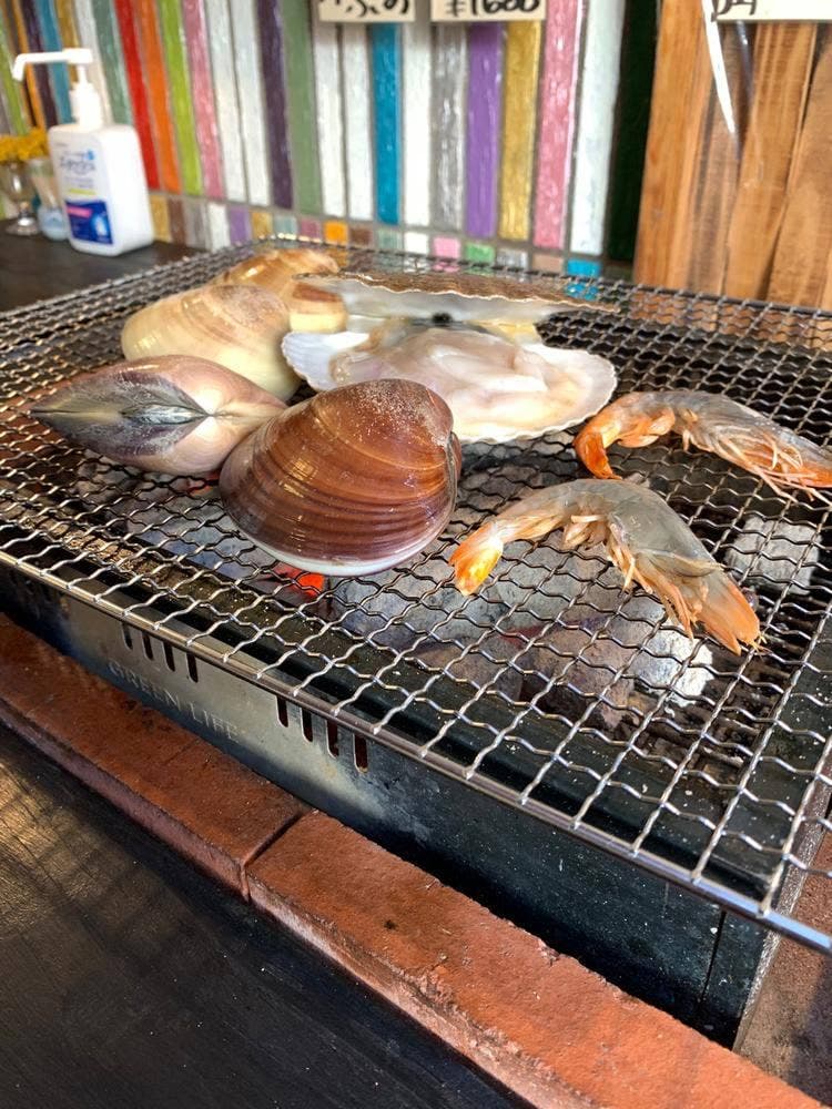 沖水産 炭火焼小屋