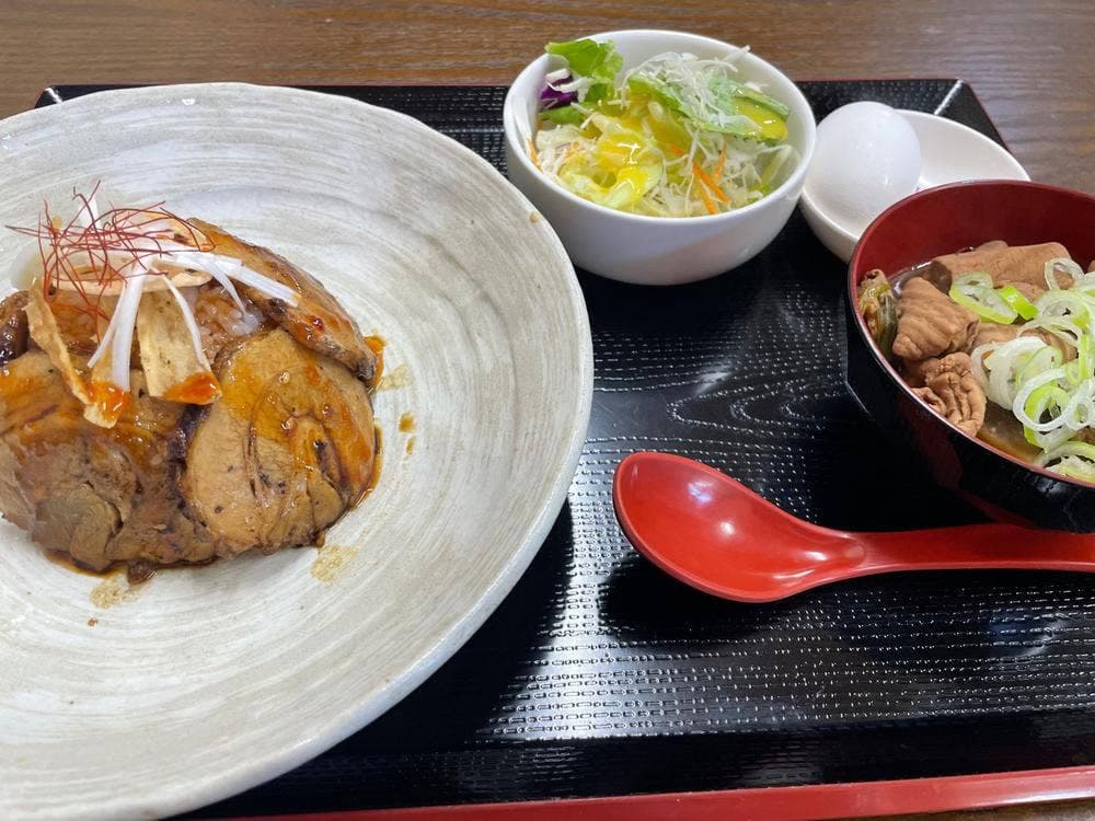 炭焼・焼豚定食 平家