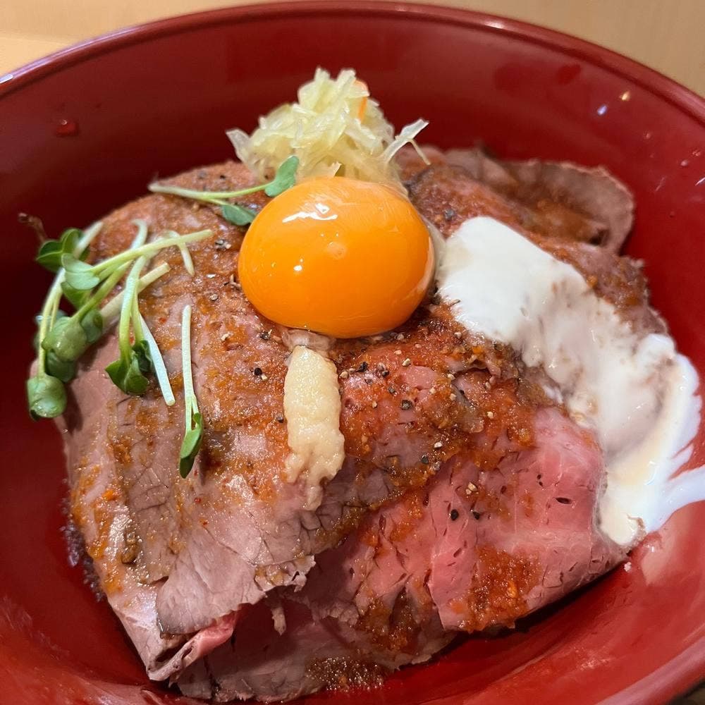 ローストビーフ丼 いがらし