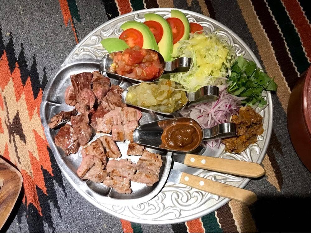 タコスとメキシコビーフ aprecio