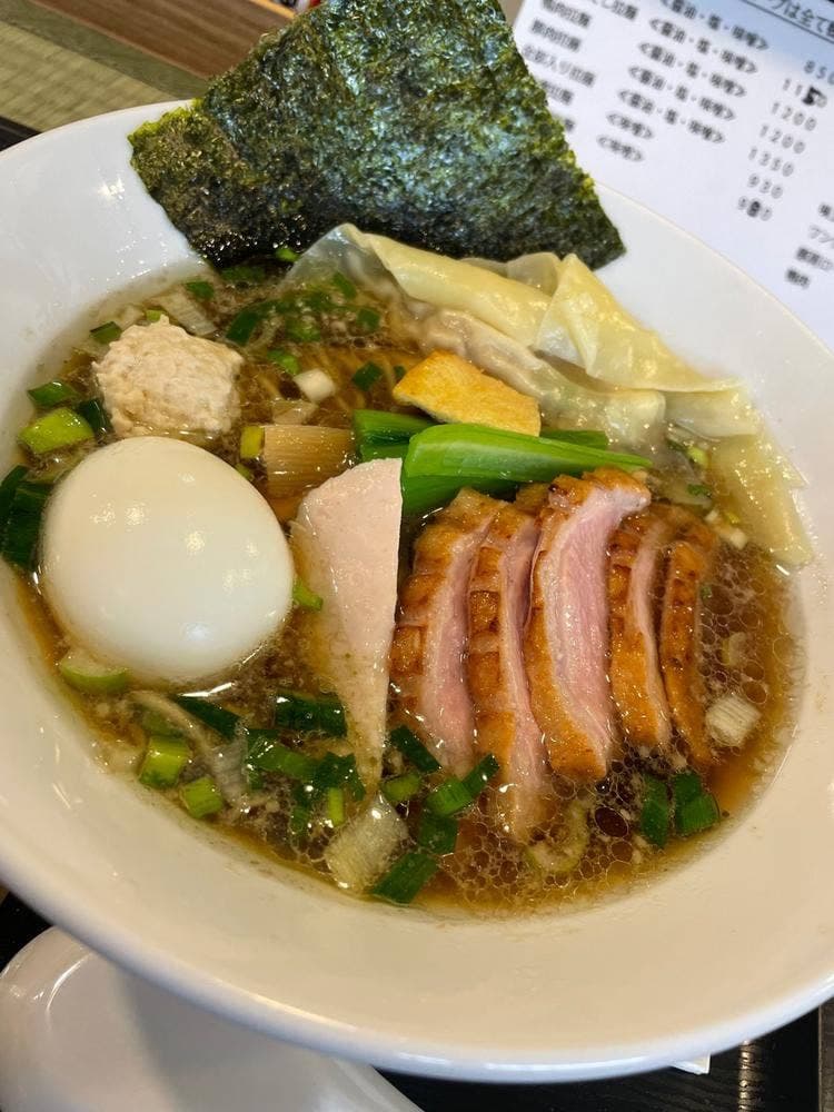 鴨だし拉麺 鳴馬良 上田店