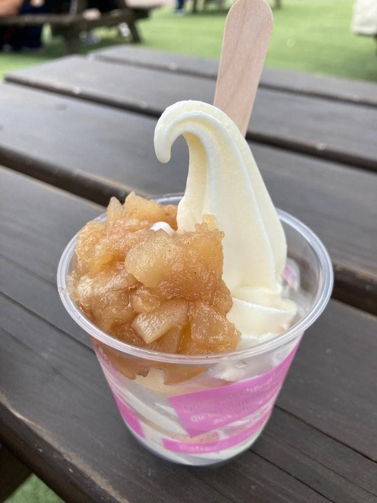 ソフトクリームCAWBELL 田園プラザかわば