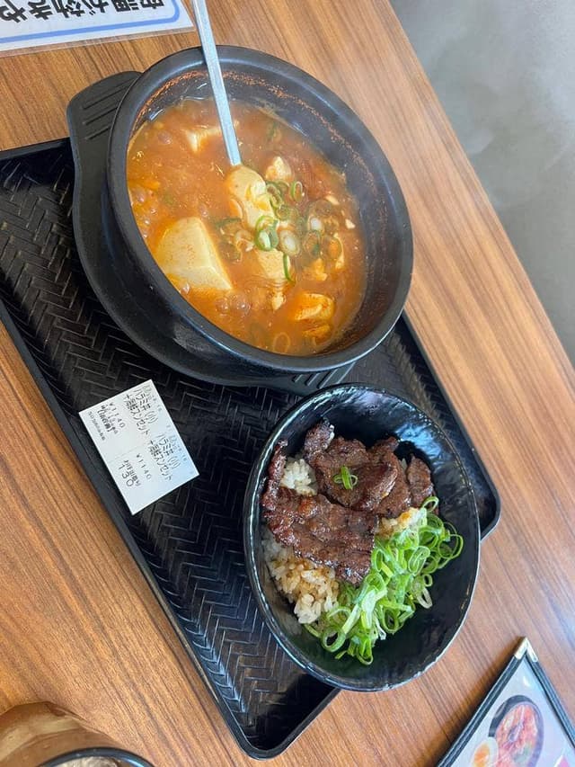 カルビ丼とスン豆腐専門店 京都韓丼 大分中島店 - サブ画像1