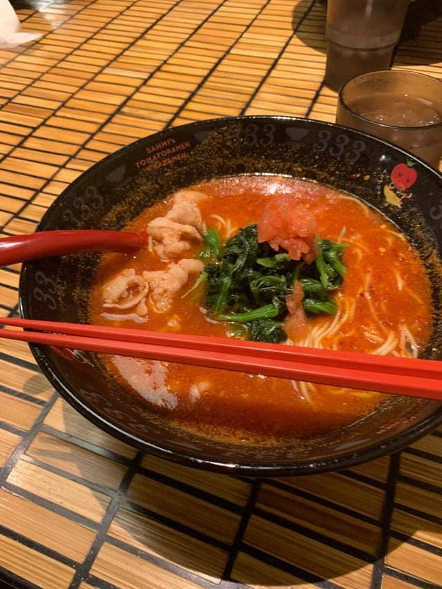元祖トマトラーメンと辛めん 三味 十日えびす店 - サブ画像2