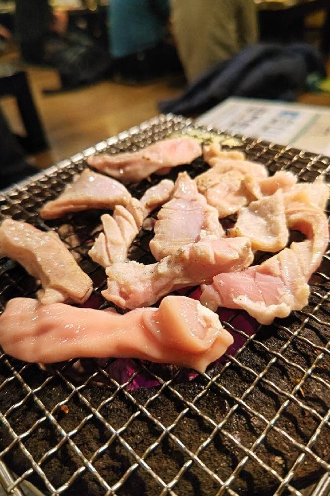 炭焼 塩ホルモン 七厘