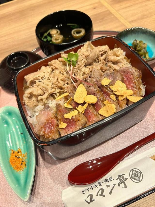 ビフテキ重・肉飯 ロマン亭 セブンパーク天美店 - サブ画像1