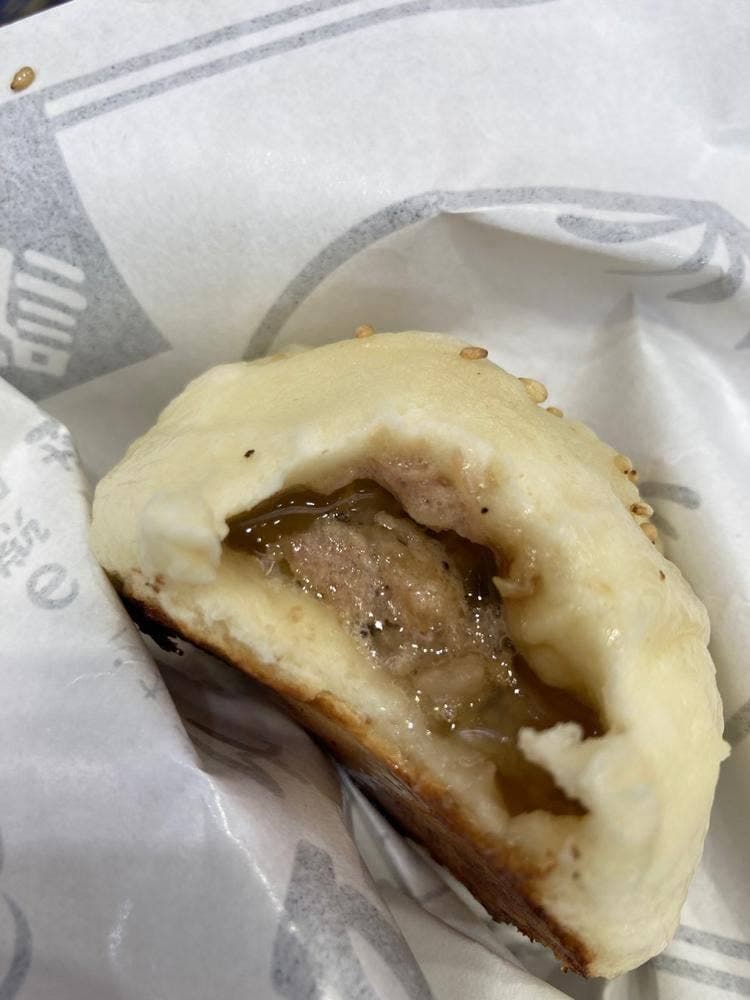 台湾の焼き包子 包包亭