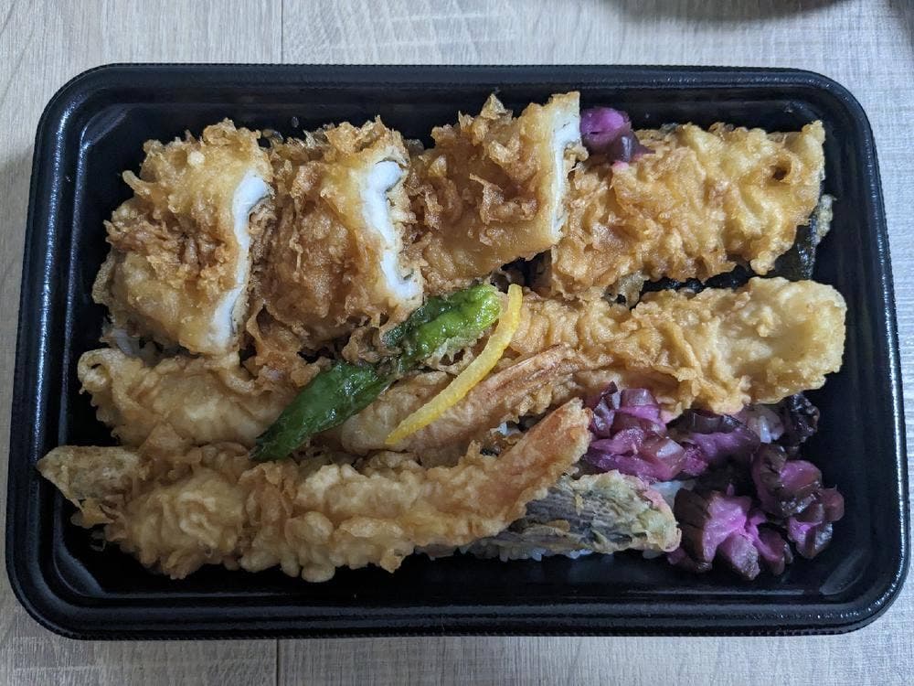 日本橋 天丼 天むす 金子半之助 エキュート赤羽店