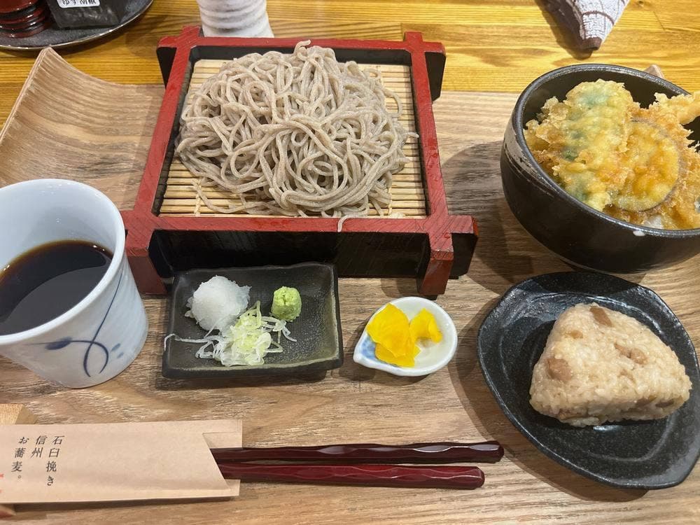 石臼挽き信州お蕎麦。KUNPU