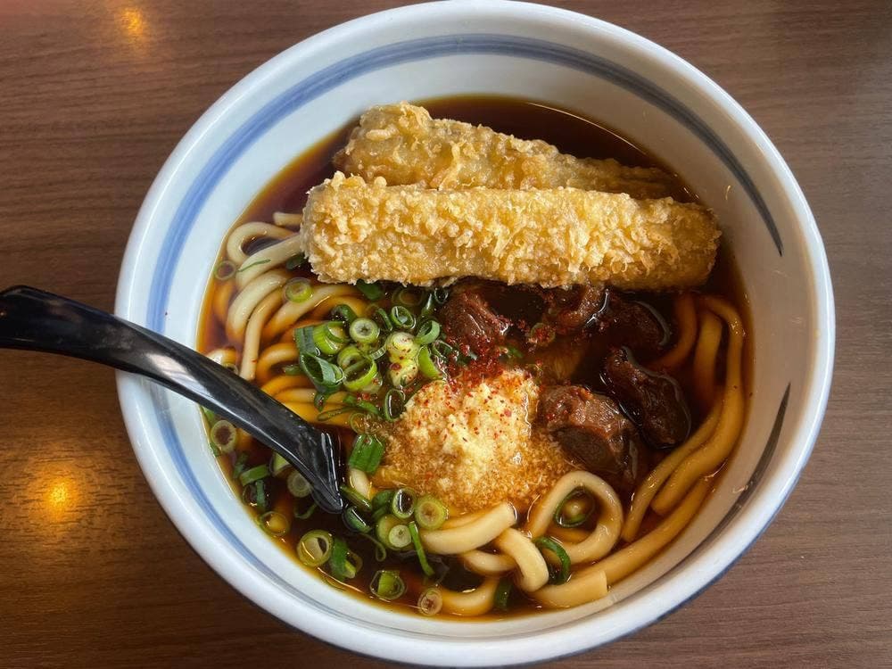 小倉 肉うどん ツラミ