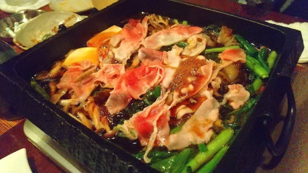 鶏刺焼鍋 さるく