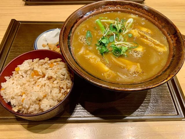 天然大海老天丼 自家製おうどん 白狐 - サブ画像2