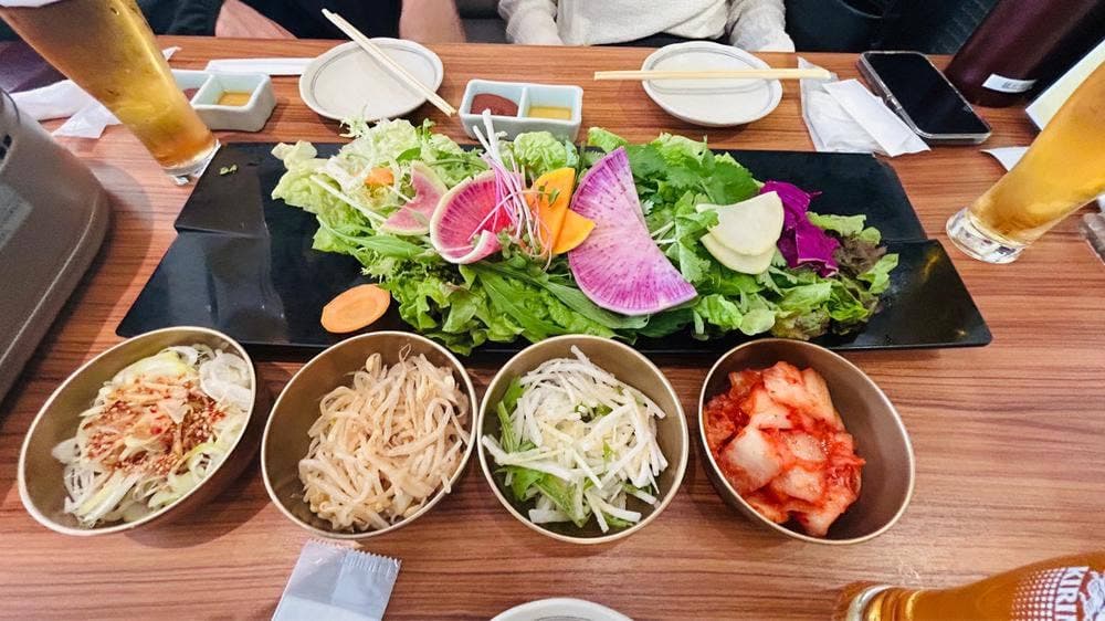 サムギョプサルと野菜 いふう 銀座マロニエゲート1