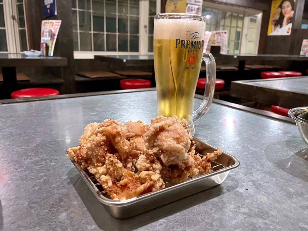 大分からあげと鉄板焼 勝男 池田応援団