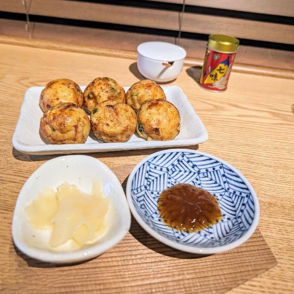 たこ焼きと國酒 日のもと