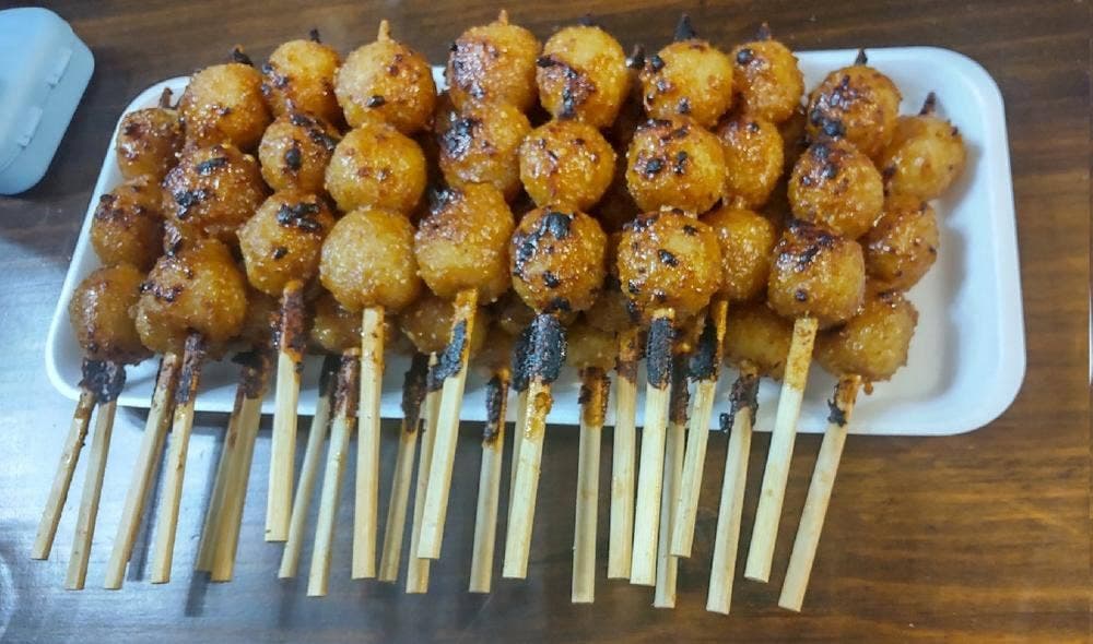 湯舟沢五平餅たこ焼