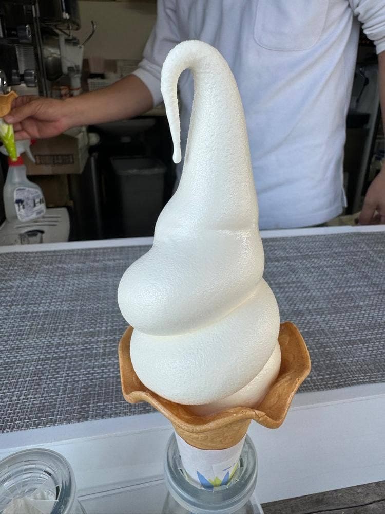 ひるがのソフトクリーム ひるがの高原SA下り