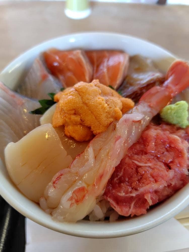 海鮮丼 花火