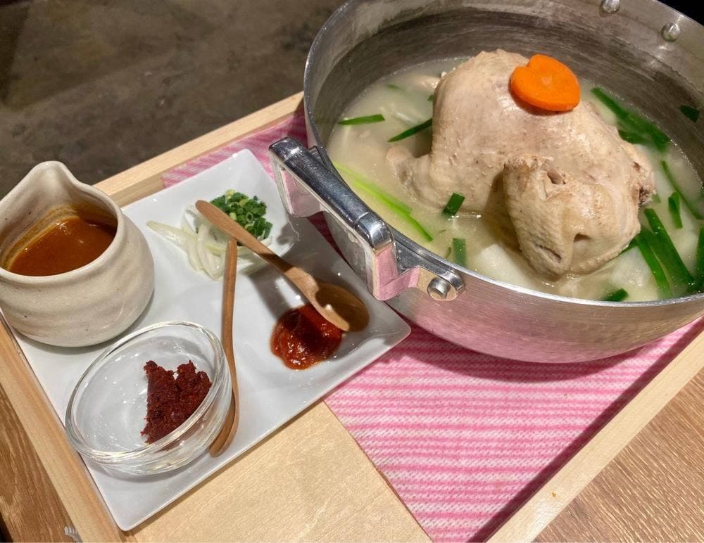 やさい巻き焼肉とタッカンマリ。さえずり