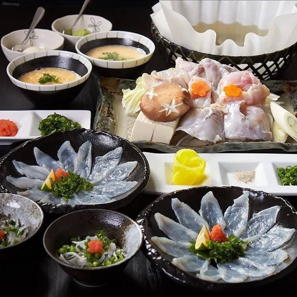 パインすっぽん泳ぎ虎ふぐ懐石 福飯